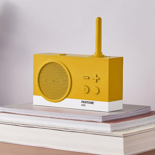 Lexon Thykho 3 Fm Radio & Bluetooth Speaker PANTONE -Yellow.