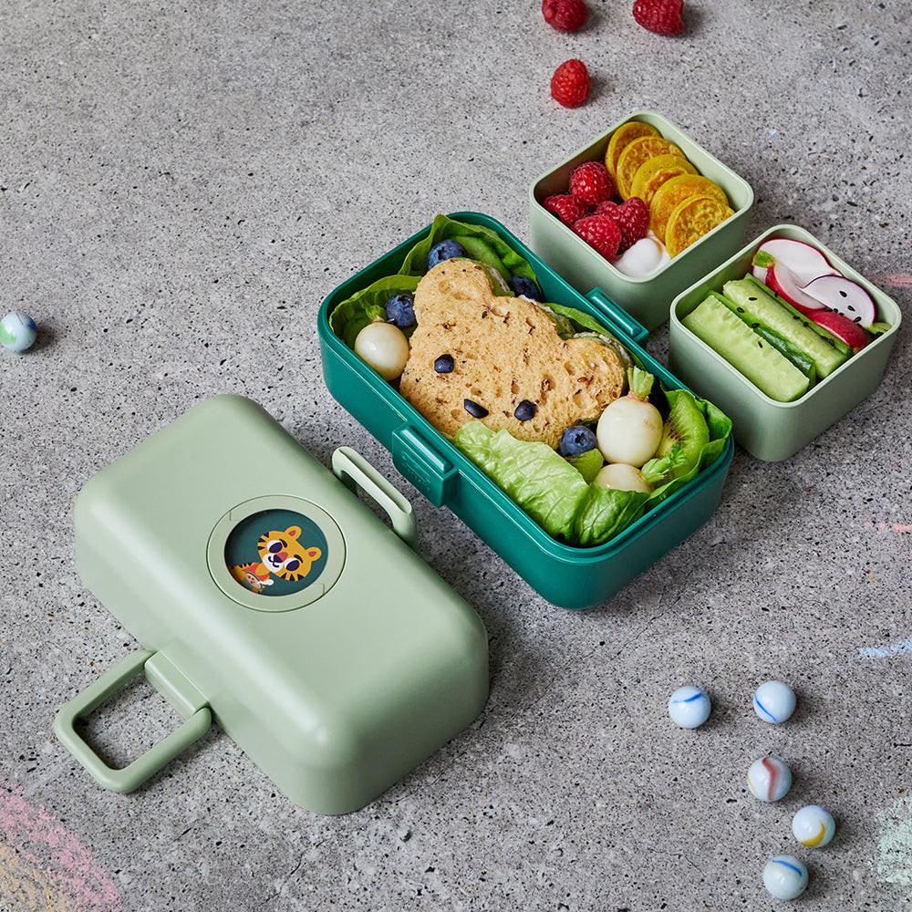 Monbento Mb Tresor Kids Bento Box - Green Forest.