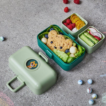 Monbento Mb Tresor Kids Bento Box - Green Forest.