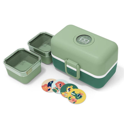 Monbento Mb Tresor Kids Bento Box - Green Forest.