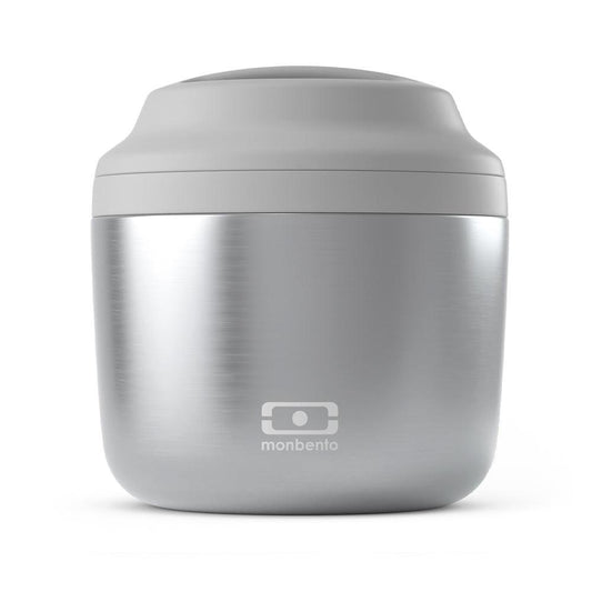 Monbento Mb Element Isolated Bento Box - Metallic Silver.