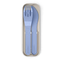 Monbento Mb Pocket Plastic Cutlery Set - Colour Blue Infinity.
