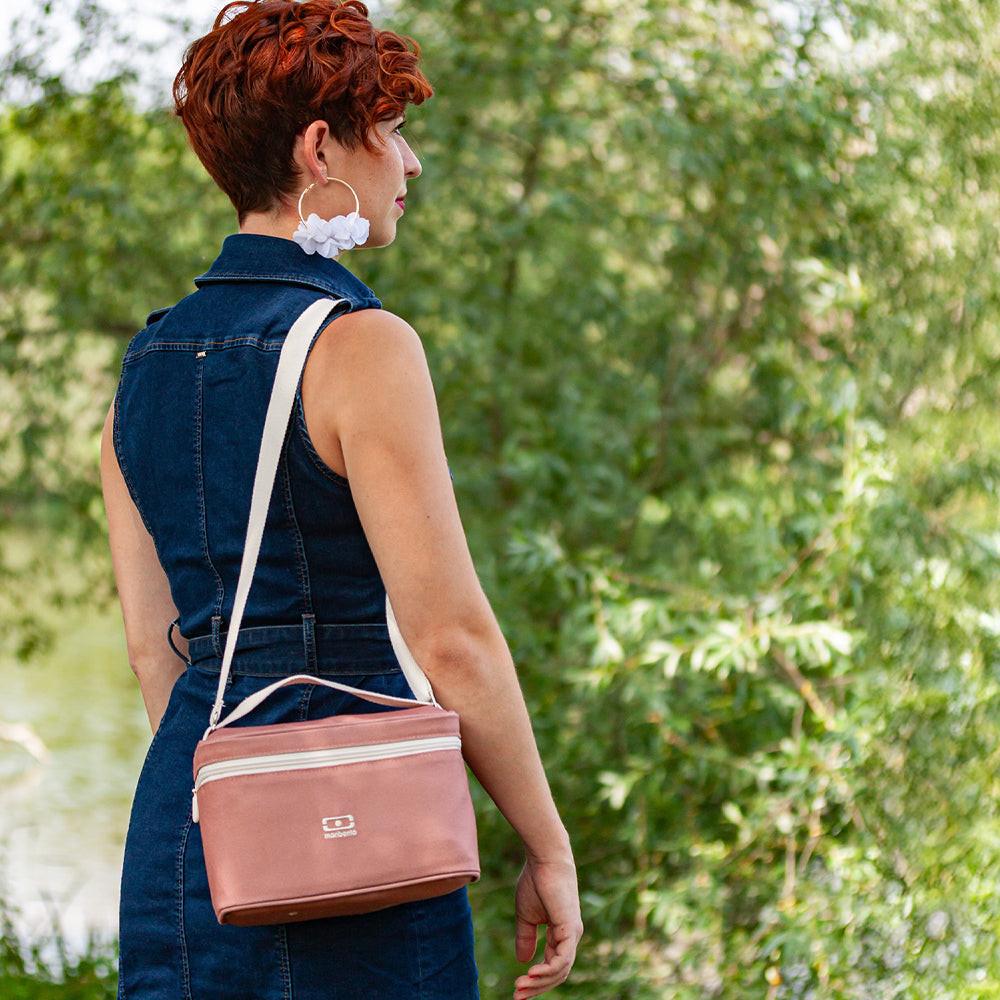Monbento Arctic Insulated Cooler Lunch Bag - Pink Moka.