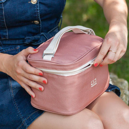 Monbento Arctic Insulated Cooler Lunch Bag - Pink Moka.