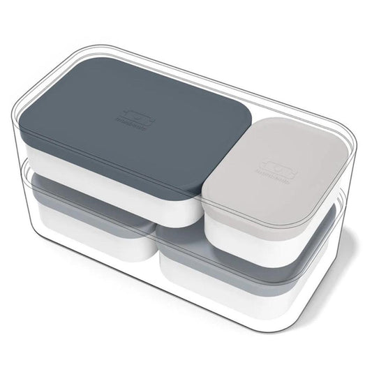 Monbento MB Extra Bento Box Containers - Grey Blue Mix.