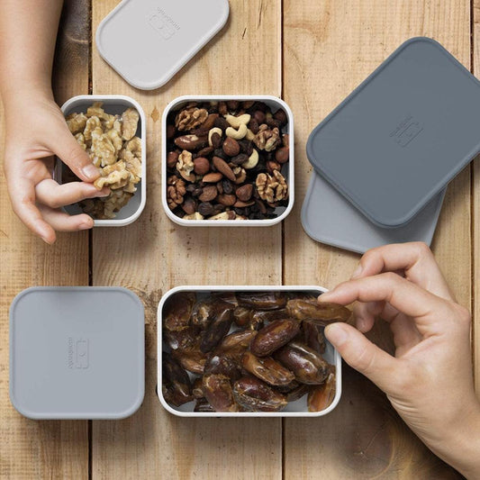 Monbento MB Extra Bento Box Containers - Grey Blue Mix.