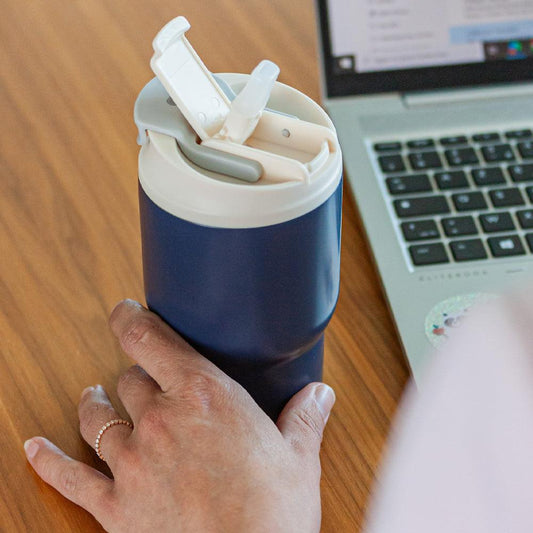 Monbento Travel Mug L - Blue Infinity.