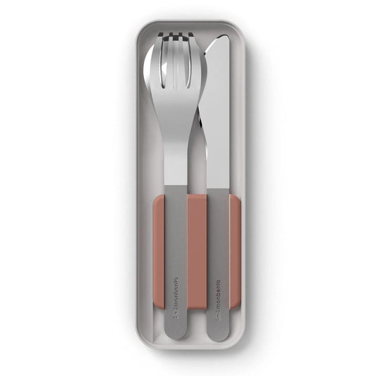 Monbento Mb Slim Box - Trio Knife - Rosa Moka.