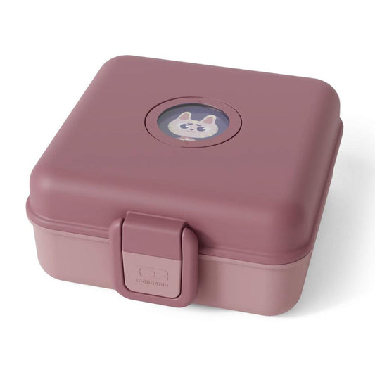 Monbento Mb Sandwich Lunch Box Snacky - Pink Blush.