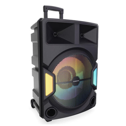 Majority PS500 - PA System 150w Bluetooth Karaoke-DJ-Party-PA System - Black.