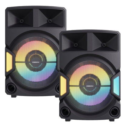 Majority PS500 - Bundled PA System 150w Bluetooth Karaoke-DJ-Party-PA System - Black.