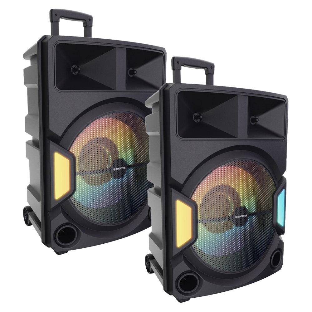 Majority PS500 - Bundled PA System 150w Bluetooth Karaoke-DJ-Party-PA System - Black.