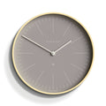 Newgate Mr Clarke Clock Pale Wood Clay Grey Dial.