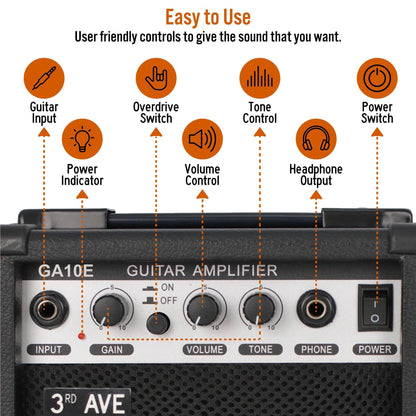 3rd Avenue 10W Electric Guitar Amplifier.
