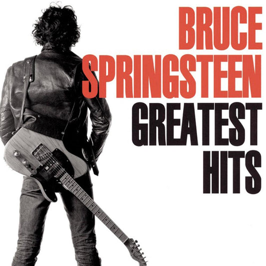 Crosley Record Storage Crate Bruce Springsteen Greatest Hits Vinyl Album Bundle.