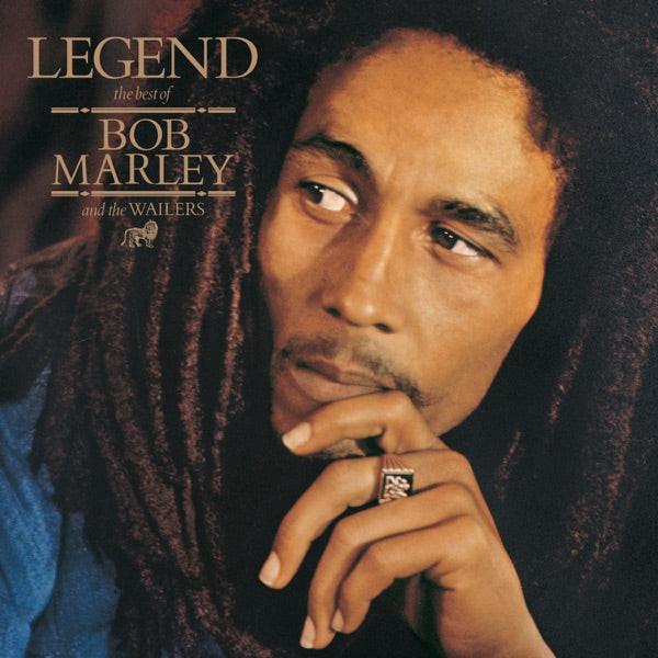 Crosley Record Storage Crate & Bob Marley  - Legend - Vinyl Album Bundle.
