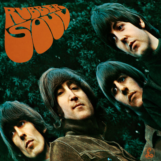 Crosley Record Storage Crate & The Beatles Rubber Soul - Vinyl Album Bundle.
