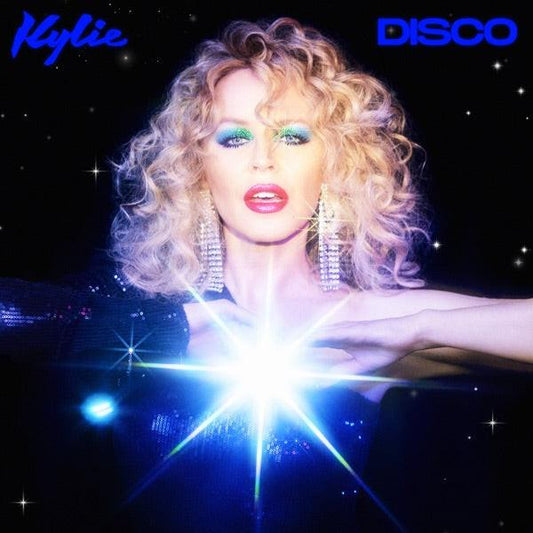 Crosley Record Storage Crate & Kylie Disco - Black Vinyl Album Bundle.