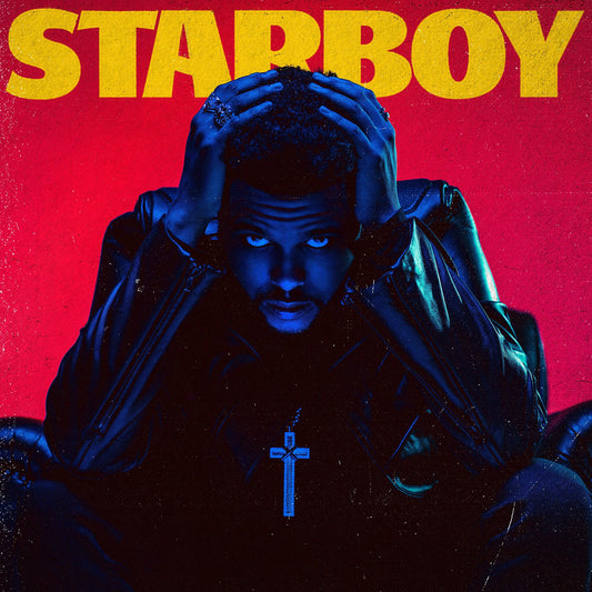 Crosley Record Storage Crate & The Weeknd Starboy - Double Vinyl Album Bundle.