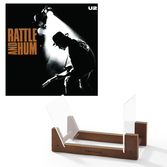 U2 Rattle And Hum - Vinyl Album & Crosley Record Storage Display Stand.