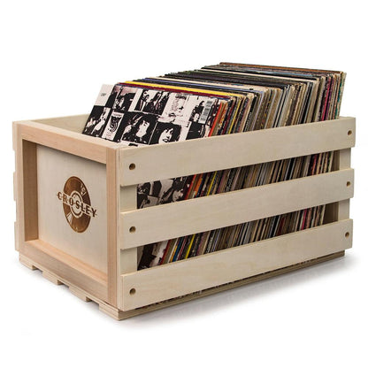 Victrola Eastwood II Turntable - Black + Bundled Record Storage Crate.
