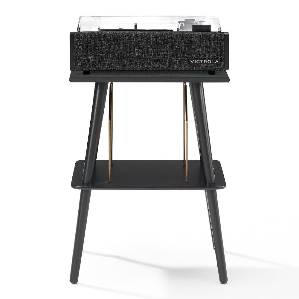 Victrola Eastwood II Turntable - Black + Turntable Stand Bundle - Black.