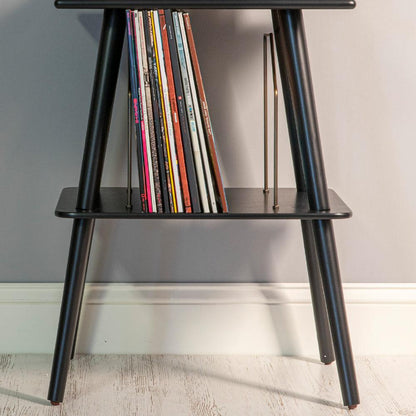 Victrola Eastwood II Turntable - Black + Turntable Stand Bundle - Black.