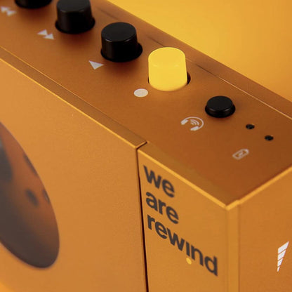 We Are Rewind Portable Cassette Player & Recorder - Serge, Orange.
