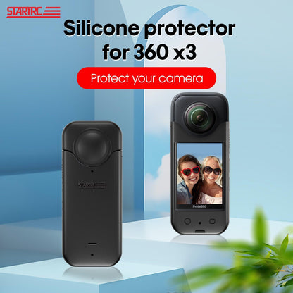 STARTRC Silicone Protective Case for Insta360 One X3 Camera Acessories Soft.