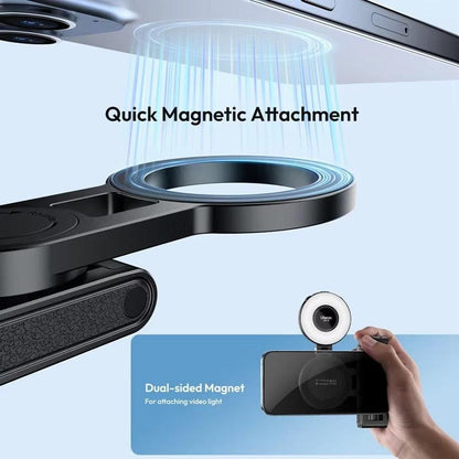 Ulanzi JJ03 Magnetic Phone Tripod Wireless Phone Grip Selfie Stick Desktop Tripod with Remote Control Photography Livestreaming.