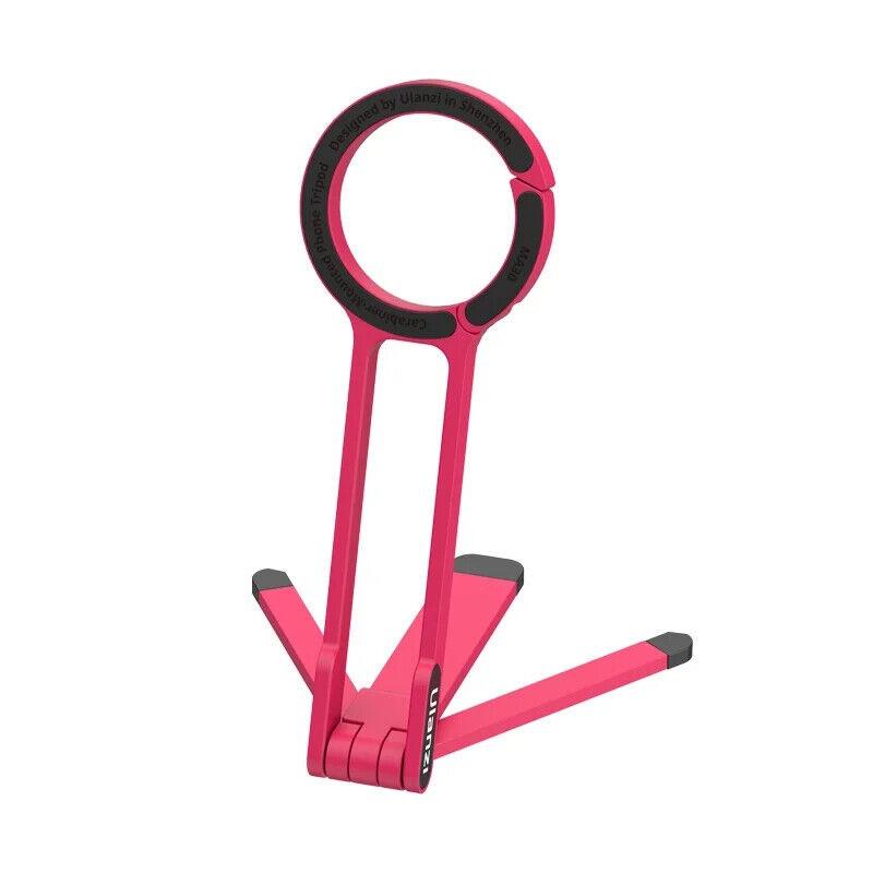 ULANZI MA30 Magnetic Phone Tripod Stand for iPhone - Aluminium Maglock Smartphone Mini Tripod Pocket Cell Phone Stand Dual-Sided Magnet Quick Mount Compatible with iPhone 16 15 14 13 12 Magsafe
(Red).