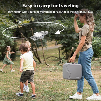 STARTRC Carrying Case for DJI Neo Portable PU Storage Protective Bag for DJI Neo Fly More Combo Accessories, Compatible with RC-N3 Remote Controller, Neo Intelligent Flight Battery, Charging Hub.