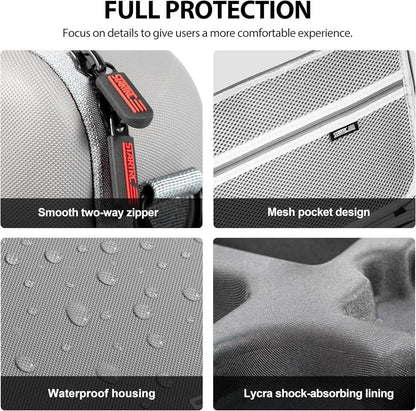 STARTRC Carrying Case for DJI Neo Portable PU Storage Protective Bag for DJI Neo Fly More Combo Accessories, Compatible with RC-N3 Remote Controller, Neo Intelligent Flight Battery, Charging Hub.