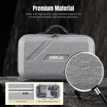 STARTRC Flip Drone Case for DJI Flip Fly More Combo,Portable PU Leather Shoulder Bag Can Organizes RC2/RC-N3 Remote, 7 Original Batteries, Charging Hub, 65W Charger, Flip Drone and Other Accessories.