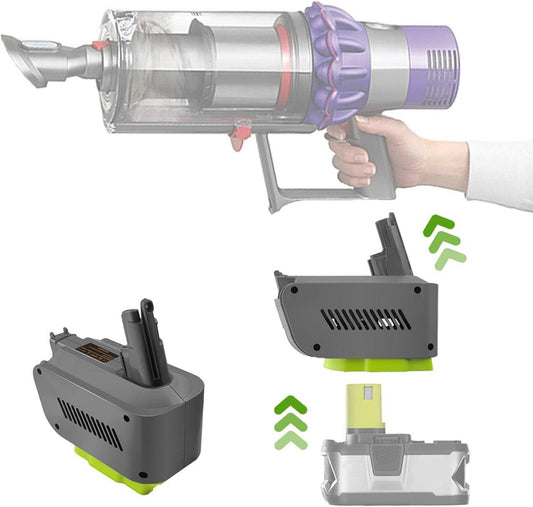 Hygieia Ryobi Converter - Ryobi ONE+ 18V To Dyson V10 Battery Converter / Adapter.