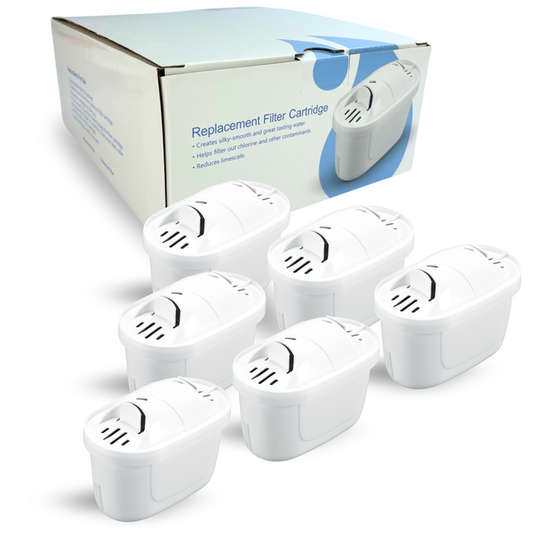 Hygieia 6 Pack - Water Jug Cartridge Filters - For Most Brita Water Jugs.