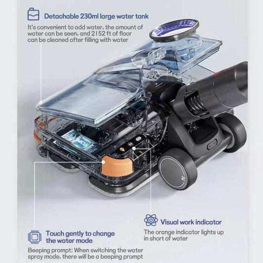 Hygieia T6 Wet Dry Mop Head -  For Dyson V7, V8, V10, V11, V15 & GEN5 Models.