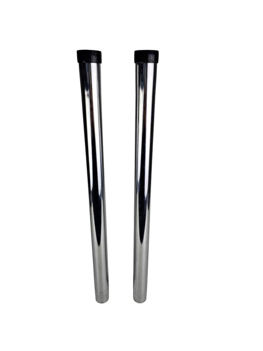 2 Piece Chrome Rods for 32mm Vacuum Cleaners, backpacks, commercial, ducted & more.