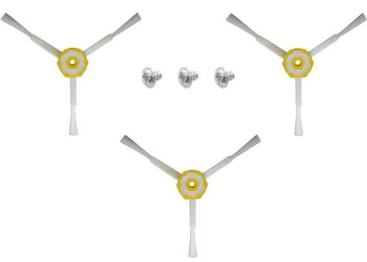 3 x spinning side brushes for iRobot Roomba 500 / 600 / 700 / 800 /900 series.