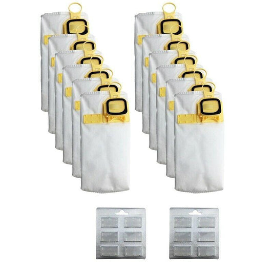 12 X vacuum bags for Vorwerk Kobold VK140 and VK150.