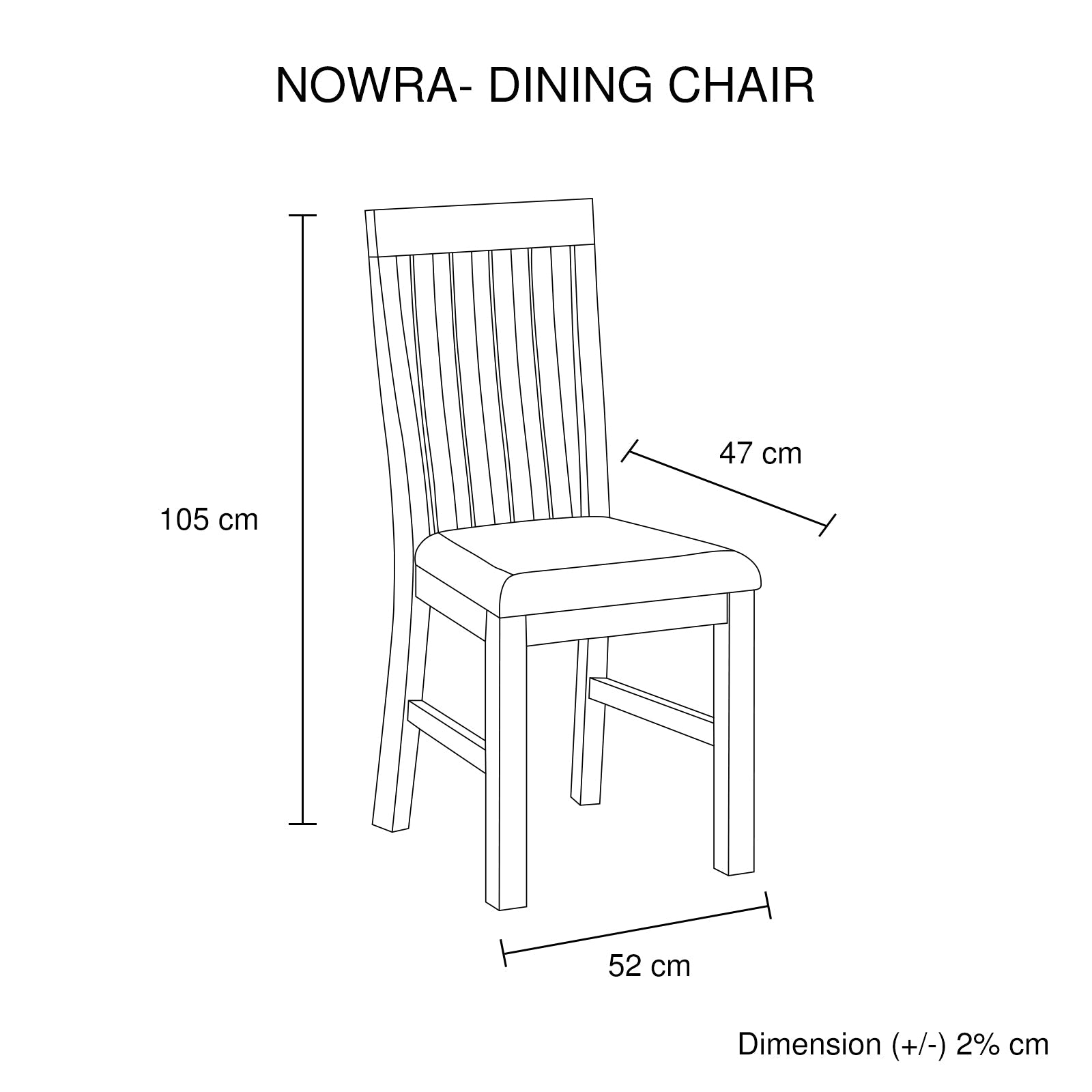 2x Wooden Frame Leatherette in Solid Wood Acacia & Veneer Dining Chairs in Oak Colour.