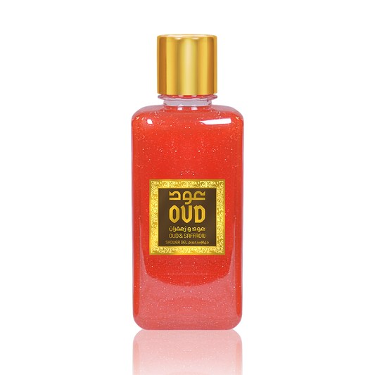 Saffron & Oud Shower Gel.
