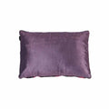 KAAT Amsterdam Boline Aubergine Velvet Oblong Filled Cushion 40cm x 60cm
