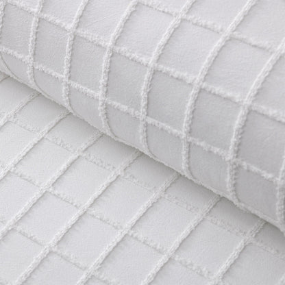 Vintage Design Homewares Parquet White Polyester Cotton Quilt Cover Set King