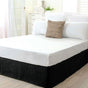 Ardor Quilted Valance Black KING
