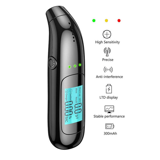 Portable Breathalyzer with Display Rechargeable Digital Electronic Breathalyser.