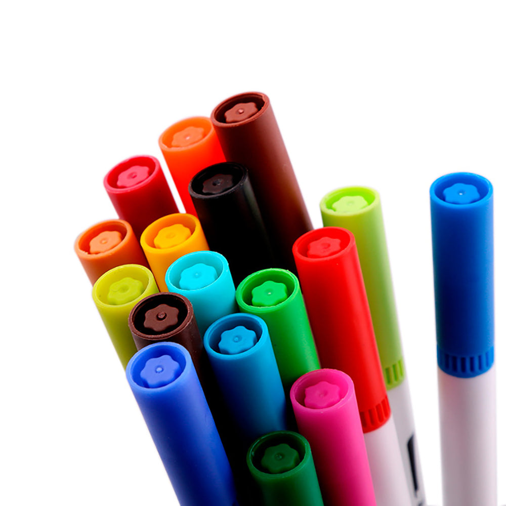 60 Unique Colors Double Head Acid- Free Non-Toxic Coloured Pens