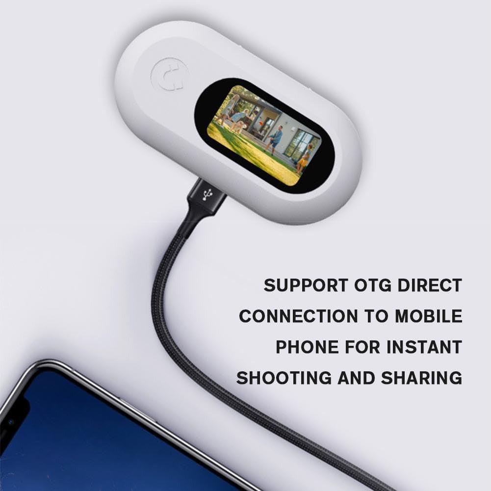 Action Camera 1080P HD Recorder Dog Collar Camera EIS Wide Angle with 32GB Card.