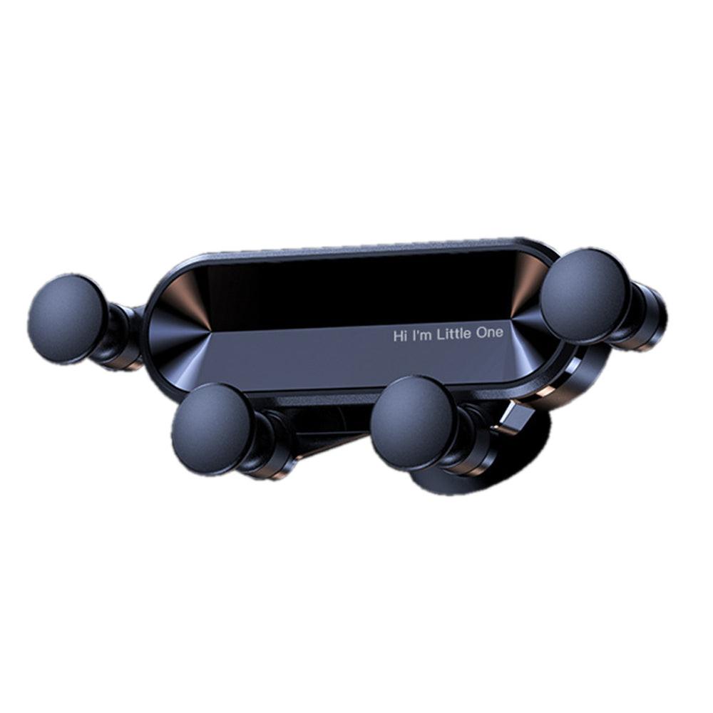 Car Phone Holder Metal Gravity 360 Universal Rotation Ball Air Vent Cellphone Stand(Dark Grey).