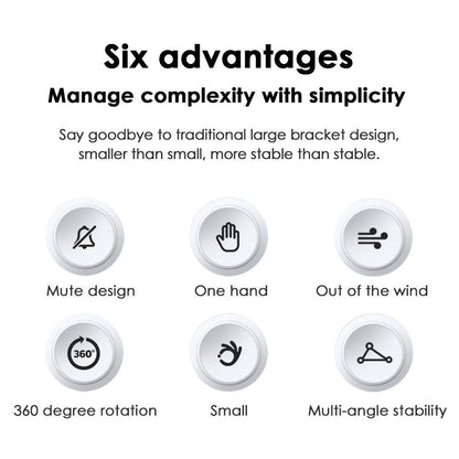 Car Phone Holder Metal Gravity 360 Universal Rotation Ball Air Vent Cellphone Stand(White).